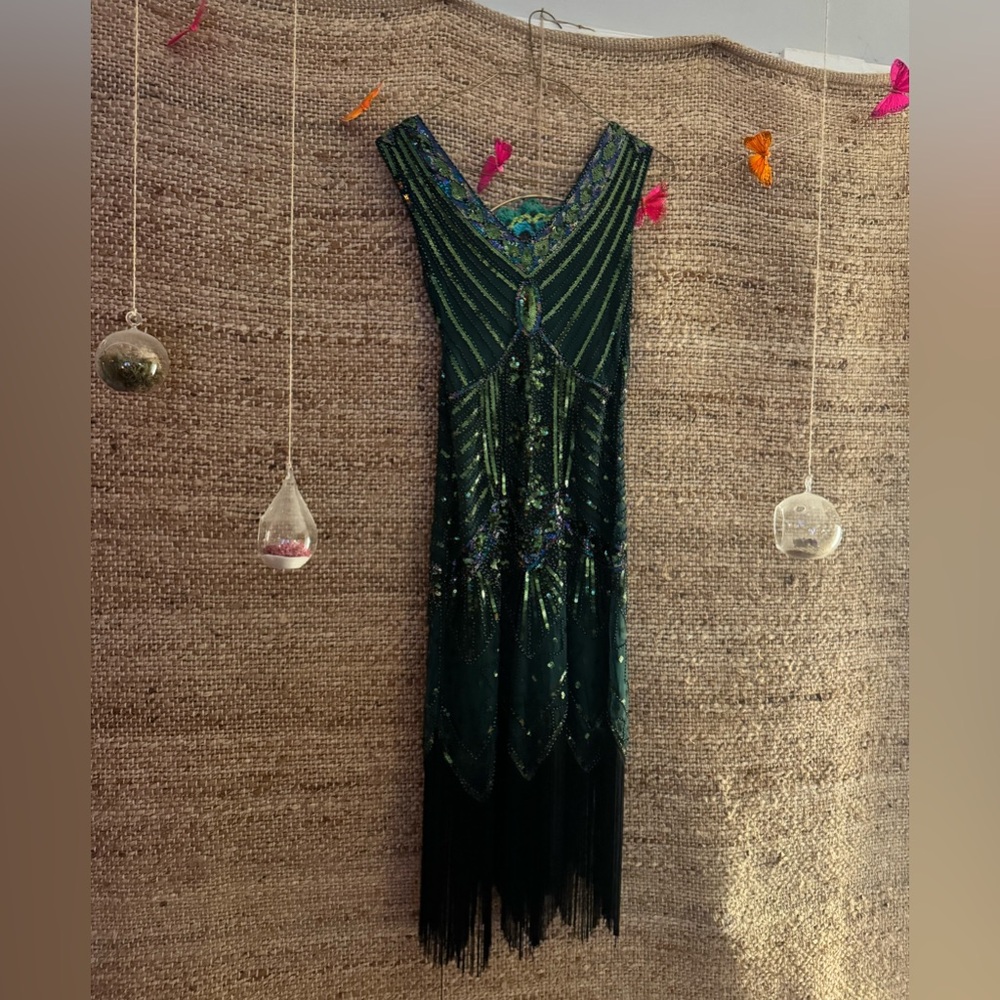 Roaring 20s Flapper Dress M